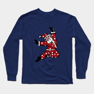 Dancing Santa 8 Long Sleeve T-Shirt